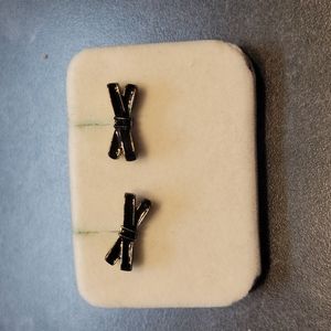 BETSEY JOHNSON | BLACK BOW | EARRING